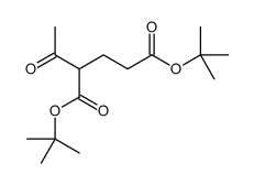 ditert-butyl 2-acetylpentanedioate Structure