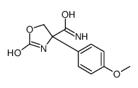4-(4-methoxyphenyl)-2-oxo-1,3-oxazolidine-4-carboxamide Structure