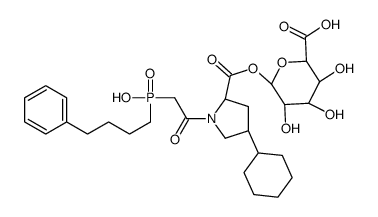 Fosinoprilat Acyl-β-D-Glucuronide Structure