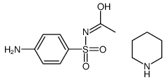 N-(4-aminophenyl)sulfonylacetamide,piperidine Structure