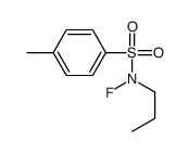N-fluoro-N-propyl-p-toluenesulfonamide structure