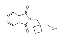 2-{[1-(Hydroxymethyl)cyclobutyl]methyl}-1H-isoindole-1,3(2H)-dione结构式