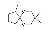 1,8,8-trimethyl-6,10-dioxa-spiro[4.5]decane结构式