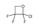 2-chloro-2,3,3-trifluorooxetane Structure
