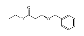 ethyl (R)-(3-benzyloxybutyrate)结构式