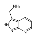 1H-吡唑并[3,4-b]吡啶-3-甲胺结构式