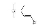 ((E)-3-氯-1-甲基丙烯基)三甲基硅烷结构式
