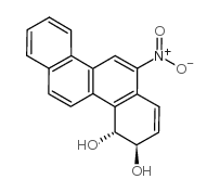 trans-9,10-dihydro-9,10-dihydroxy-6-nitrochrysene结构式