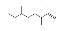 3,6-dimethyloctan-2-one结构式