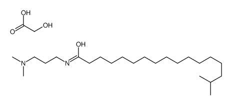 异硬脂酰胺丙基二甲基胺甘醇酸盐结构式