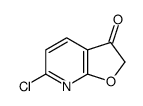 6-chlorofuro[2,3-b]pyridin-3-one Structure