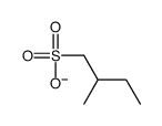 2-methylbutane-1-sulfonate Structure