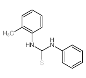 Thiourea,N-(2-methylphenyl)-N'-phenyl- Structure