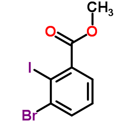 Methyl 3-bromo-2-iodobenzoate Structure