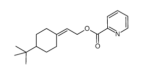 2-(4-tert-butylcyclohexylidene)ethyl picolinate Structure