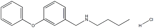butyl[(3-phenoxyphenyl)methyl]amine hydrochloride Structure