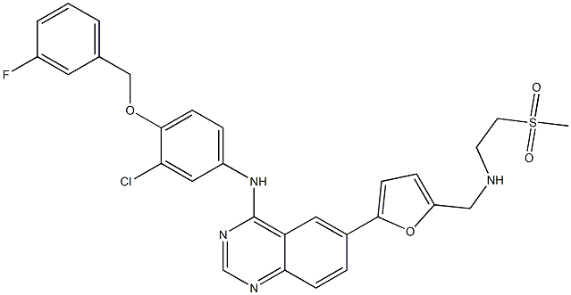 Lapatinib-13C2,15N Structure
