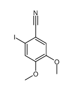 2-iodo-4,5-dimethoxybenzonitrile Structure