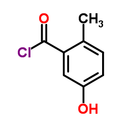 5-Hydroxy-2-methylbenzoyl chloride Structure