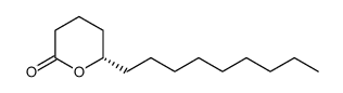 (R)-δ-tetradecalactone Structure