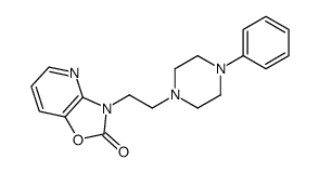 3-[2-(4-phenylpiperazin-1-yl)ethyl]-[1,3]oxazolo[4,5-b]pyridin-2-one Structure