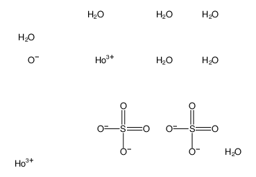 硫酸钬(III),八水合物结构式