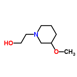 2-(3-Methoxy-1-piperidinyl)ethanol Structure