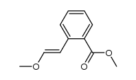(E)-1-methoxy-2-(2-methoxycarbonylphenyl)ethene结构式