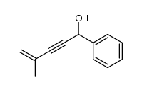 4-methyl-1-phenylpent-4-en-2-yn-1-ol结构式