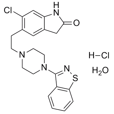 盐酸齐拉西酮结构式