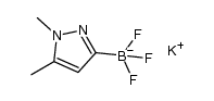potassium (1,5-dimethyl-1H-pyrazol-3-yl)trifluoroborate Structure