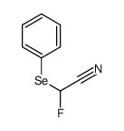 2-fluoro-2-phenylselanylacetonitrile结构式