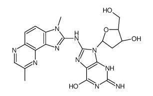 N2-(脱氧鸟苷-8-基)-2-氨基-3,8-二甲基咪唑并[4,5-f]喹喔啉图片
