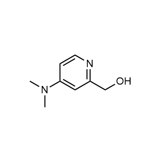 (4-(二甲氨基)吡啶-2-基)甲醇结构式