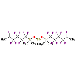 双(九氟己基二甲基硅氧基)甲基硅烷结构式