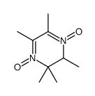 Pyrazine, 2,3-dihydro-2,2,3,5,6-pentamethyl-, 1,4-dioxide (9CI) Structure