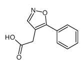 2-(5-phenyl-1,2-oxazol-4-yl)acetic acid Structure