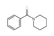Methanethione,phenyl-1-piperidinyl-结构式