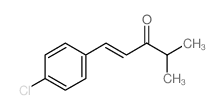 1-Penten-3-one,1-(4-chlorophenyl)-4-methyl-结构式
