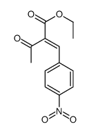 ethyl 2-[(4-nitrophenyl)methylidene]-3-oxobutanoate Structure