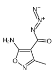5-amino-3-methyl-1,2-oxazole-4-carbonyl azide Structure