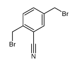2,5-bis(bromomethyl)benzonitrile结构式