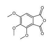 4,5,6-trimethoxy-2-benzofuran-1,3-dione Structure