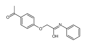 2-(4-乙酰基苯氧基)-N-苯基乙酰胺结构式