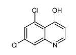 5,7-dichloroquinolin-4-ol Structure