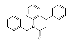 1-benzyl-4-phenyl-1,8-naphthyridin-2-one结构式