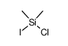 chloro-iodo-dimethyl-silane Structure