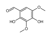 2,4-dihydroxy-3,5-dimethoxybenzaldehyde结构式