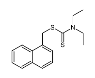 naphthalen-1-ylmethyl N,N-diethylcarbamodithioate结构式