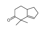2,6,7,7a-Tetrahydro-4,4-dimethyl-1H-inden-5(4H)-one Structure